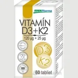 Edenpharma Vitamín D3 + K2 60 tabliet · záber 2