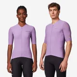VAN RYSEL Unisex cyklistický dres EDR ULTRA krátky rukáv fialový M · záber 1