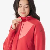 QUECHUA Dámska fleecová mikina MH500 červená L · záber 2