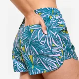 DECATHLON Šortkové plavky Tini Flow fialovo-modré S · záber 2