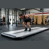 Airtrack MASTER nafukovací žíněnka 300 x 100 x 10 cm - antracit - černá · záber 2