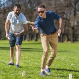 Tradičná švédska hra MASTER Kubb - King 30 cm · záber 5