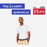INESIS Pánska golfová polokošeľa MW500 snehobiela XL · záber 1