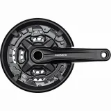 Shimano kliky FC-MT210-L, 175mm 40-30-22 zubů, černé, s krytem, 9 speed, v krabičce (VÝPRODEJ) · záber 1