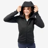QUECHUA Dámska turistická fleecová mikina mh500 s kapucňou M · záber 1