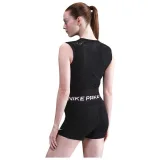 Dámske tréningové tričko bez rukávov NIKE PRO W NP TANK GG GRX BLACK WHITE · záber 4