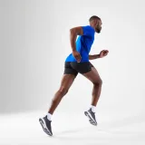 KIPRUN Pánske bežecké tričko Run 500 Confort bezšvové modré XL · záber 2