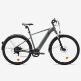 ROCKRIDER Trekingový elektrobicykel E-ACTV 100 vysoký rám antracitový L-XL · záber 1