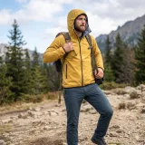 Pánska turistická bunda s kapucňou NORTHFINDER BENEDICTO-520mustard · záber 5