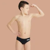 Arena Team Swim Brief Solid Boys - Veľkosť: 152 | Farba: čierna · záber 3