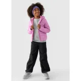 Dívčí bunda 4F JUNIOR DOWN JACKET-JWAW24TDJAF449-54S-PINK · záber 5