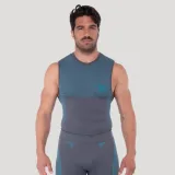 Безшевен потник OG1 Grey/Blue - GymBeam - Размер: XXL | Тегло: 0,2305 g | Опаковка: 90 · záber 1