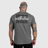 Pánske tričko Iron Aesthetics Reflect, tmavosivé · záber 1