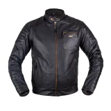 Letná kožená moto bunda W-TEC Gradac Farba čierna, · záber 1