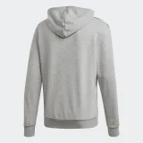 ADIDAS PÁNSKA MIKINA NA CVIČENIE S KAPUCŇOU SIVÁ 500 L · záber 2