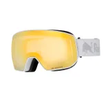 Lyžařské brýle RED BULL SPECT FINK-03GOX, white brown with gold mirror Photochrome S1-3 · záber 2