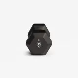 DOMYOS Šesťhranná činka Hex Dumbbell 35 kg pro bez · záber 2