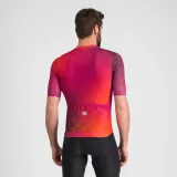 Pánský cyklistický dres s krátkým rukávem SPORTFUL Rocket jersey, cyclamen carrot prune · záber 3