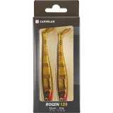 CAPERLAN Mäkká umelá nástraha na lov šťúk shad Rogen 120 gold 2 ks bez · záber 2