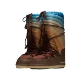 Dámske vysoké zimné topánky MOON BOOT ICON RAINBOW, 001 shitake brown-blue - Farba: modrá | Pohlavie: Zeny · záber 3