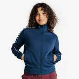 DECATHLON Dámska tepláková bunda Heritage tmavomodrá M · záber 1