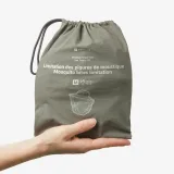 FORCLAZ Pánsky klobúk Tropic 900 proti komárom kaki 56-59 cm · záber 2