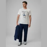 T-shirt regular s potiskem pánský - bílý · záber 2