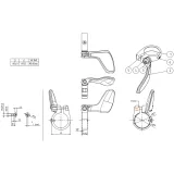 BTWIN Objímka ergonomickej sedlovky Fold 35 mm čierna bez · záber 2