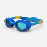 DECATHLON Detské plavecké okuliare Xbase s farebnými sklami modré S · záber 1