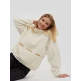 Dámská fleece mikina FUNDANGO Calypso Hybrid Pullover-240-mustard · záber 2