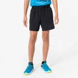 KIPRUN Detské bežecké priedušné šortky DRY+ 900 čierno-sivé 10-11 r (141-150 cm) · záber 1