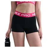 Dámske tréningové kraťasy NIKE PRO W NP 365 SHORT 3IN BLACK RUSH PINK WHITE · záber 1