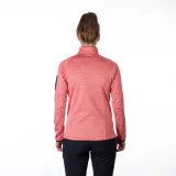 Dámska turistická mikina so zipsom NORTHFINDER WANDA-634-pinkmelange · záber 4