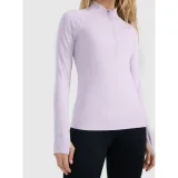 Dámské termo tričko s dlouhým rukávem a s polovičním zipem 4F BRUSHED UNDERWEAR F096-WAW25UBRUF096-52S-LIGHT VIOLET · záber 3