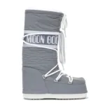 Dívčí vysoké zimní boty MOON BOOT ICON REFLEX, 001 silver · záber 1