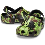Chlapčenské kroksy (rekreačná obuv) CROCS Classic Spray Camo Clog K black · záber 5