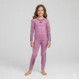 Dievčenské termoprádlo vrchný a spodný diel 4F JUNIOR SEAMLESS UNDERWEAR F250-4FJWAW25USEAF250-56S-LIGHT PINK · záber 5