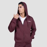 GymBeam Jopa s kapuco Relay Fig - Velikost: S | Barva: červená | Teža: 0,60386 g | Pakiranje: 34 · záber 3
