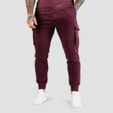 GymBeam Tepláky TRN Eggplant - Velikost: XL | Barva: fialová · záber 2