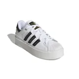 Dámská vycházková obuv ADIDAS ORIGINALS SUPERSTAR BONEGA W-FTWWHT CBLACK GOLDMT · záber 1