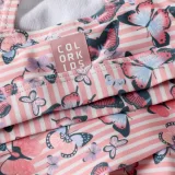 Lány fürdőruhák COLOR KIDS Bikini W. Skirt, AOP-5077-Coral Blush · záber 3