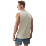 Pánske tielko 4F TSHIRT-WSS24TTSHM1319-83S-BEIGE · záber 2
