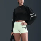 Dámská mikina NIKE PRO W NP DF FLC CREW TT GRX BLACK WHITE WHITE · záber 5