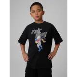 Chlapecké tričko s krátkým rukávem 4F JUNIOR TSHIRT M3012-20S-DEEP BLACK · záber 2