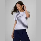 T-shirt relaxed s potiskem dámský - bílý · záber 1