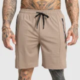 Pánské sportovní šortky Iron Aesthetics Aero, hnědé · záber 2