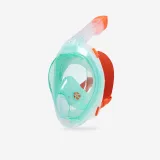 DECATHLON Šnorchlovacia maska Easybreath+ s akustickým ventilom > 10 rokov zelená M-L · záber 1