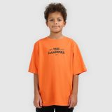 T-shirt loose s potlačou chlapčenský - oranžový · záber 4
