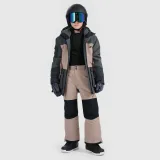 Dětská snowboardová bunda membrána 10000 - hnědá · záber 2