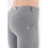 Női jeggings nadrág FREDDY WR.UP® skinny push up organic cotton trousers with regular waist-Grey · záber 4